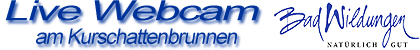Webcam am Kurschattenbrunnen, Bad Wildungen